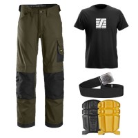 Snickers 3314 Kit1 Included 9110 - PTD Belt - SD T-Shirt, Snickers Trousers Kit
