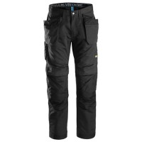 Snickers 6207 LiteWork Trousers Holster Pockets Black