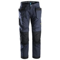 Snickers 6207 LiteWork Trousers Holster Pockets Navy Size 258