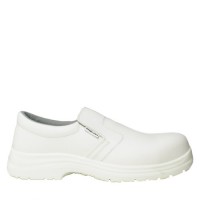 Amblers FS510 White Slip On Safety Shoes