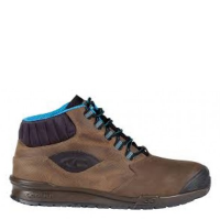 Cofra Perk Brown Safety Boots with Aluminium Toe Cap & Midsole
