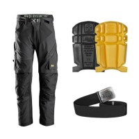Snickers 6903 Ripstop Trousers Kit inc 9110 Kneepads & PTD Belt