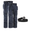 Snickers 2 x 3215 Kit Inc A PTD Belt Comfort Cotton Workwear Trousers