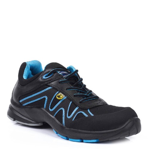 Lavoro Wave Black/Blue Safety Shoes Lavoro Wave Black/Blue Safety Shoes