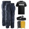 Snickers 2 x 3211 Kit Inc Snickers Direct TShirt, Kneepads & A PTD Belt