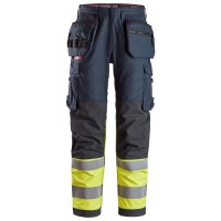Snickers 6263 ProtecWork Hi-Vis Trousers Holster Pockets Class 1