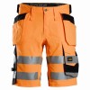 Snickers 6135 Hi-Vis Class 1 Stretch Shorts+ Holster Pockets