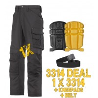 Snickers Workwear 3314 Kit With 9110 Kneepads & PTD Belt