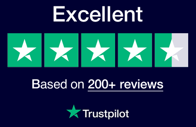 Rated great on Trustpilot based on 170+ reviews
